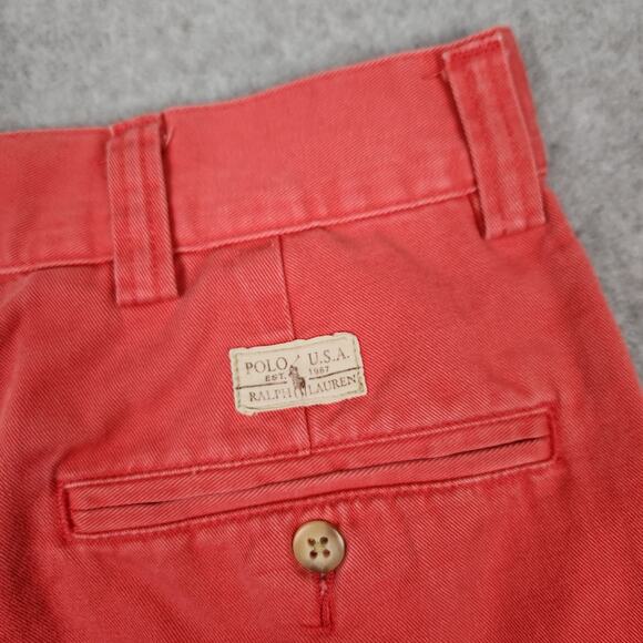 Polo Ralph Lauren Shorts Mens Size 34 Coral color (TINY FLAW)🌼 - Picture 4 of 11